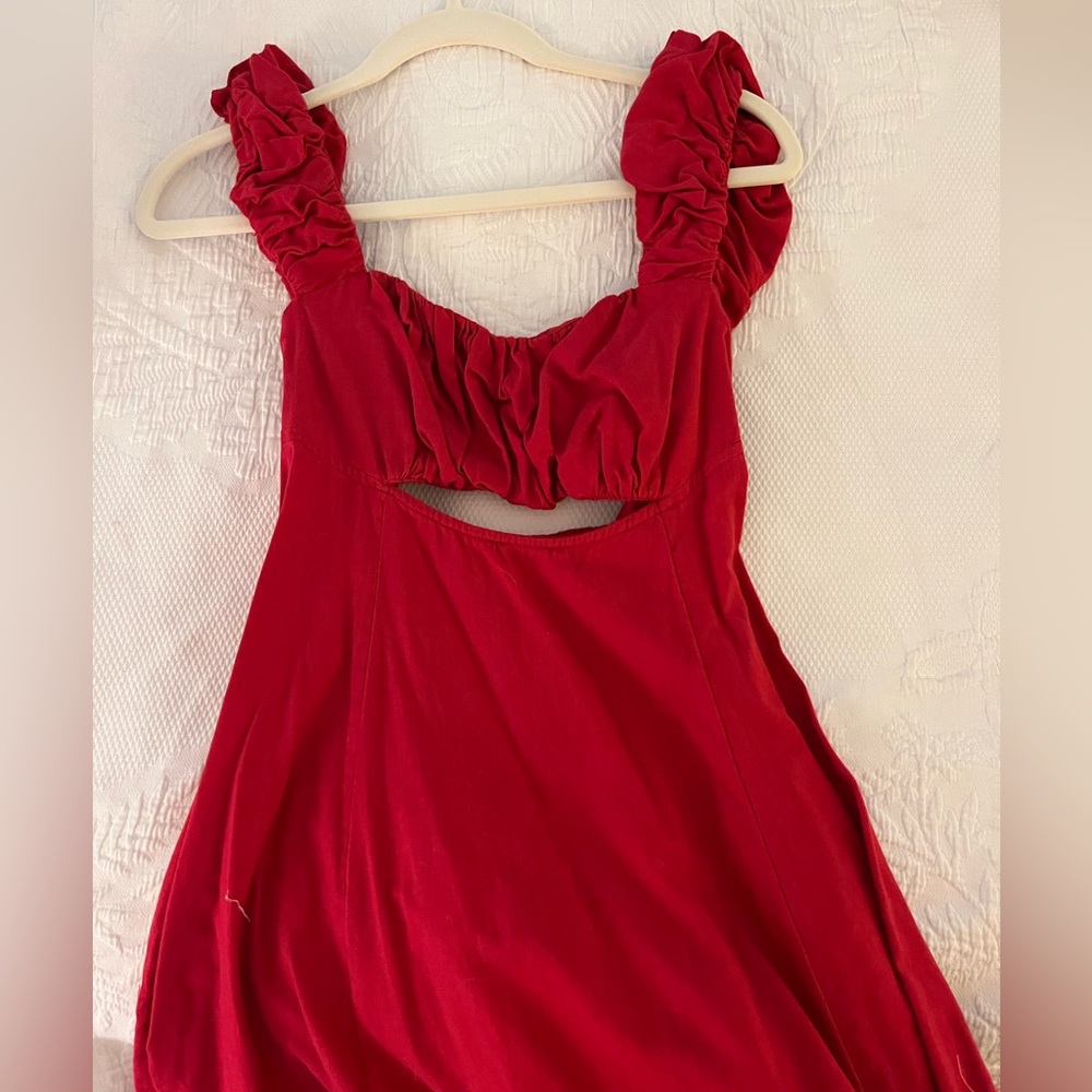 Free people red dress
